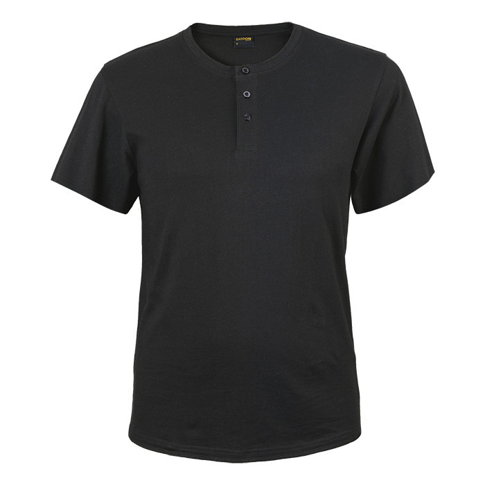 Mens Henley Short Sleeve T-Shirt