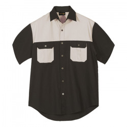 Mens Two Tone Bush Shirt