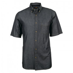 Denver Denim Shirt Short Sleeve Mens