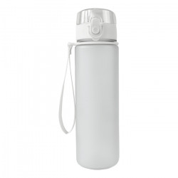 600ml Frosted Cylinder Water Bottle