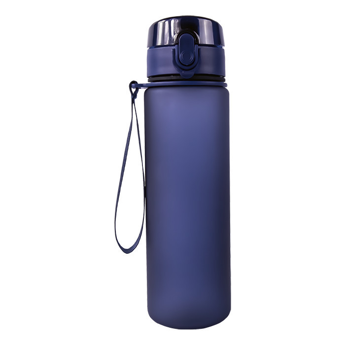 600ml Frosted Cylinder Water Bottle