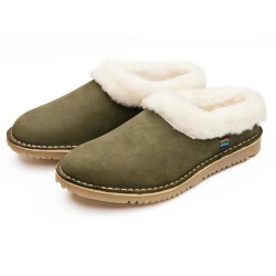 Slipper With Sheepskin Leather Slipper