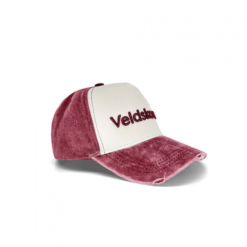 Maroon Stone Washed Cap