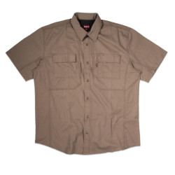 Mens Katima Vented Utility Shirt - Taupe