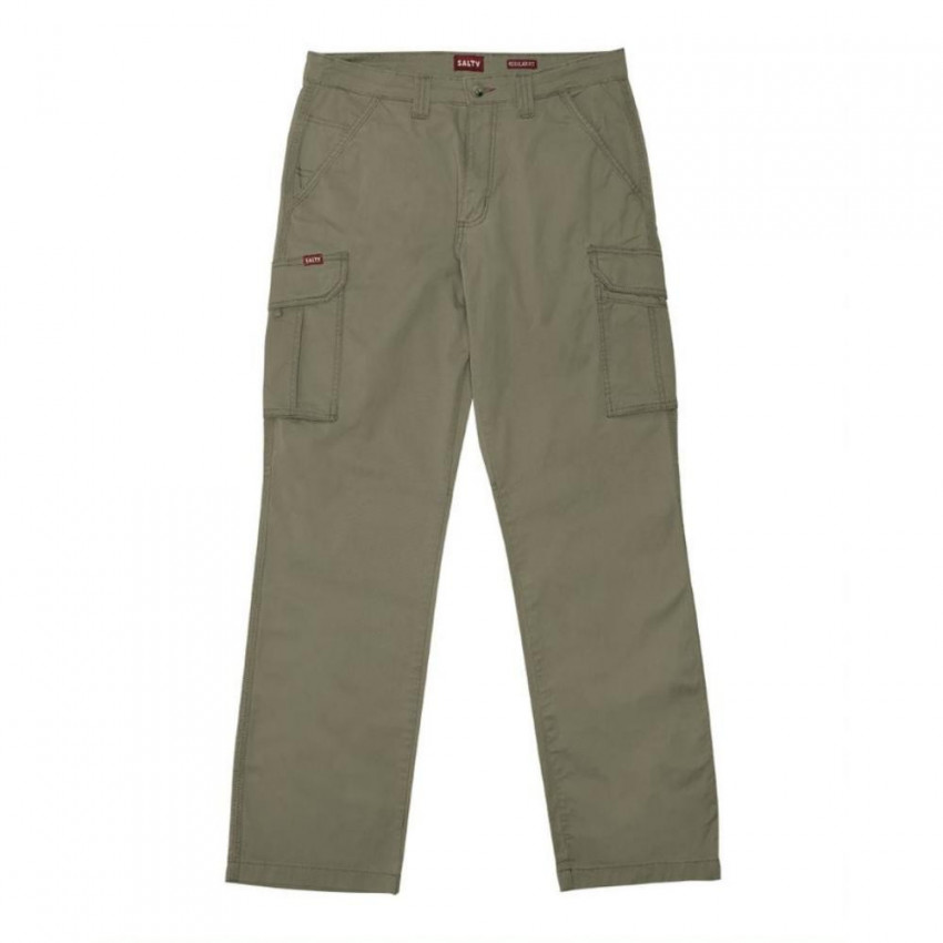 Kariba Mens Stretch Utility Cargos - Olive