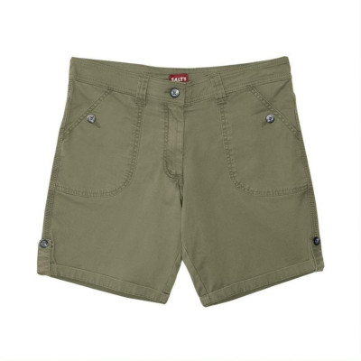 Karoo Stretch Utility Shorts For Women - Olive