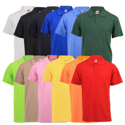 Mens Polo Pique Golf Shirt 180gm