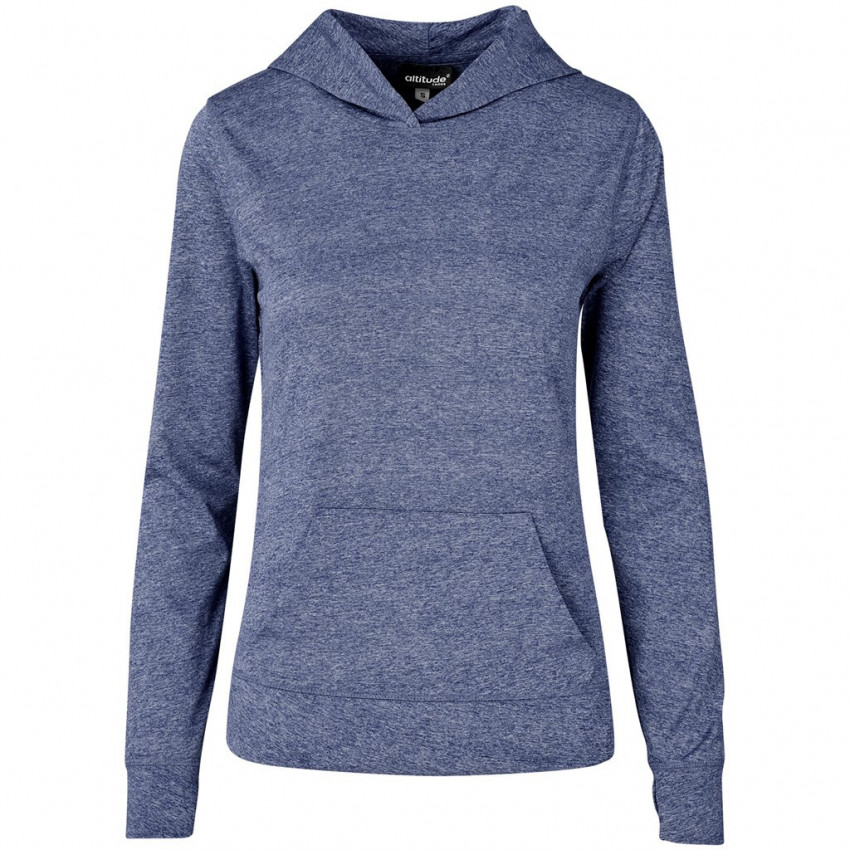 Ladies Fitness Lightweight Hooded Sweater