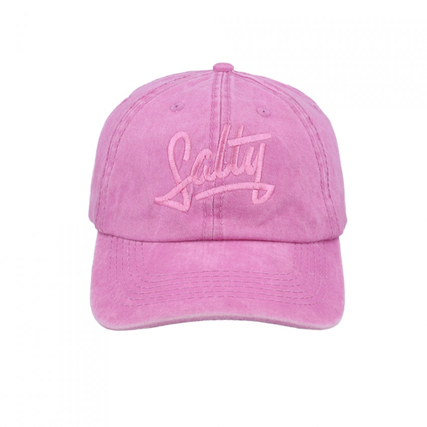 Equator Sun Cap with Embroidery - Pink