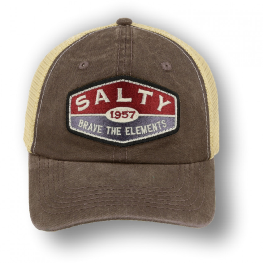 Salty Endless Summer Brave The Elements Cap - Brown